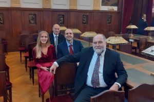 Istraživači FESB-a na IFMIF-DONES forumu (Dragan Poljak, Anna Šušnjara, Vicko Dorić, Dinko Begušić)